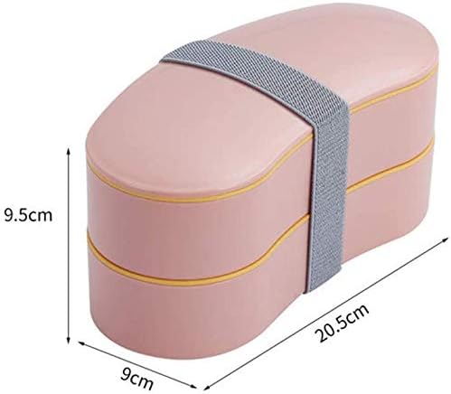 Lancheira japonesa caixa bento para forads sanduíche almoço C OnTateners Sushi Box Boxes Bento de 2 camadas com pauzinhos