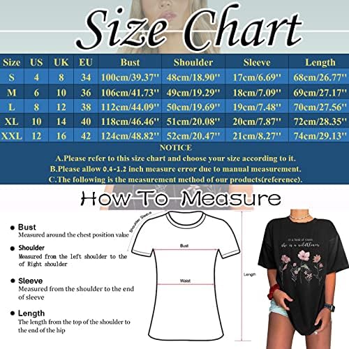 T-shirt estampada para mulheres para mulheres camisetas de manga curta Plus Tamanho Blusa de verão Top de camisa de tamanho