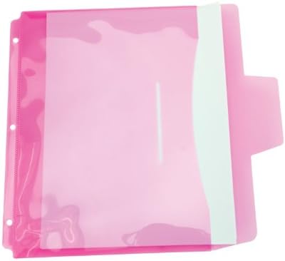 Wilson Jones pensa em envelope rosa com guias, capacidade de 20 folhas, 3 orifícios, 3 pacote