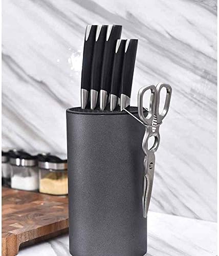 Miaohy univeral knifes bloqueia bloqueia de bloqueio de faca de armazenamento Messer inserir faca rack de plástico sede drenando