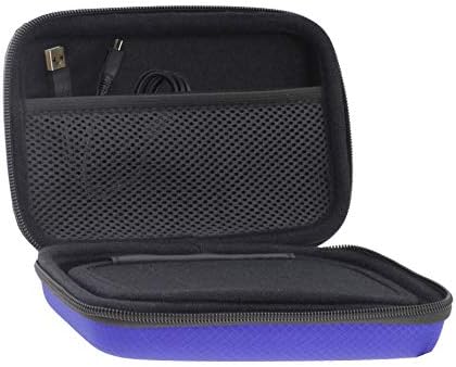 Navitech Blue Pocket/Portable/Mobile Impressor Case de transportar compatível com a roda dentada HP 2 em 1