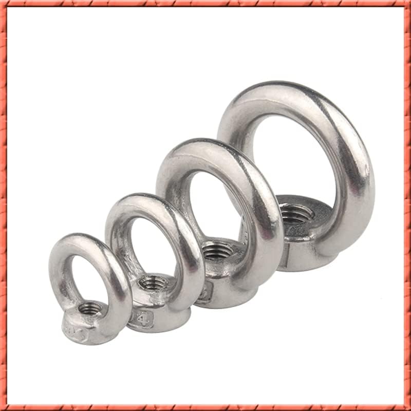 1-10pcs/lote m3 ~ m20 aço inoxidável parafuso de parafuso de parafuso de anel de anel com o anel de elevação parafuso de