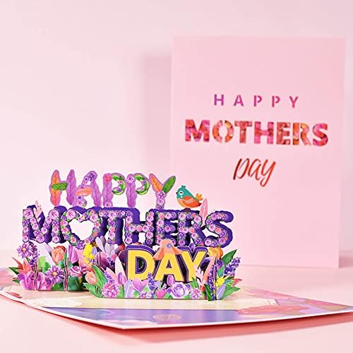 Symoid Feliz Dia das Mães, 3D Cartão de felicita