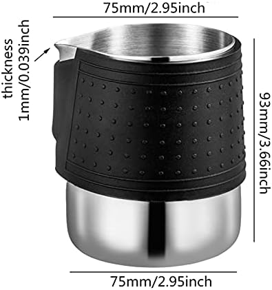 Molho Boat Molho Os barcos servem o molho de molho de molho de molho de aço inoxidável silicone leite arremessador de cafeteira de leite leite creamer jarro expresso café café