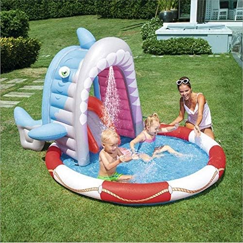 Htllt Pools Swimming Paddling de entretenimento inflável Spray de espessamento infantil 236 198 140cm