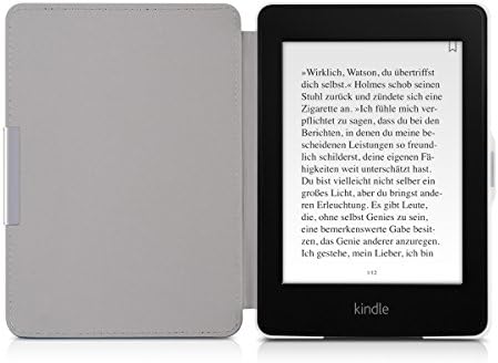 Case Kwmobile Compatível com Kindle Paperwhite - Case PU E -Reader Tampa - Rainbow Cubes Multicolor/Green/Blue