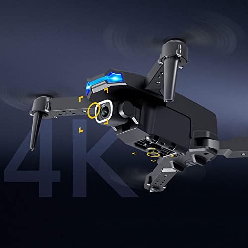 Quartoka HD 4K Câmera dupla Aerial RC Drone Mini dobrável controle remoto aeronaves de aeronaves de 4 eixos do eixo infantil Sensor
