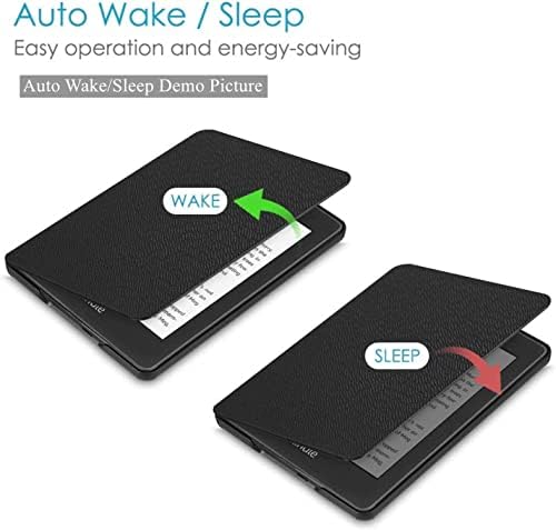Caso para Kindle Paperwhite - Tampa de tecido leve com sono/acordar automático