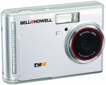 Bell+Howell T90HD-S 12 MP Câmera digital com tela sensível ao toque LCD de 2,7 polegadas e vídeo HD