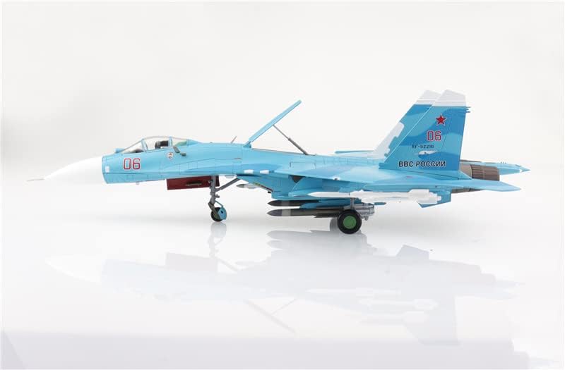 Para Hobby Master Su-27SM Flanker B Red 06/RF-92210 Força Aérea Russa 2013 1:72 Modelo pré-construído de aeronaves Diecast