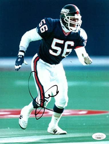 Lawrence Taylor assinou autografado 8x10 Foto New York Giants JSA VV63824 - Fotos autografadas da NFL