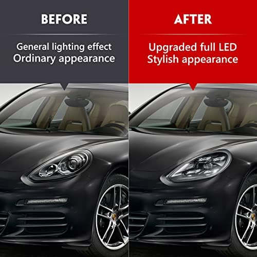 Huray liderou o conjunto dos faróis para Porsche Panamera 2014- Atualizações LED LED LED COM ANIMAÇÃO BUL