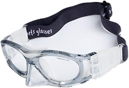 Óculos de basquete de Yozoot, óculos de proteção de óculos de proteção com cinta ajustável para homens de hóquei