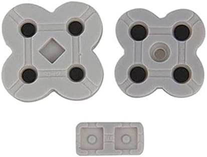 Ocity 3pcs/conjunto de botão condutor de botão Substituição do teclado para Nintend DS Lite NDSL Condução Botão de borracha Silicone