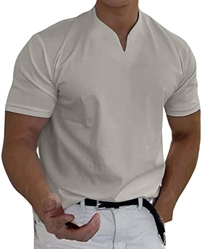 Camisetas masculinas de manga curta de manga curta para baixo camisa seca rápida camiseta sólida camisa tropical solta camisetas