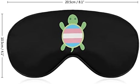 Tartaruga de bandeira de transgênero Máscara de cegos de cegos