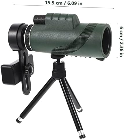 Lioobo Outdoors Gifts Compact Compact portátil Telescópio Outdoor 12x50 Telescópio monocular monoculares de alta definição monoculares