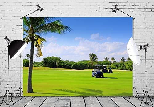 BELECO 8X6FT TABORT CURSO DE GOLFE DE GRAVO DO GRAVO VERMEL GRAVO GREATO PALMAS TROPICOL TRES