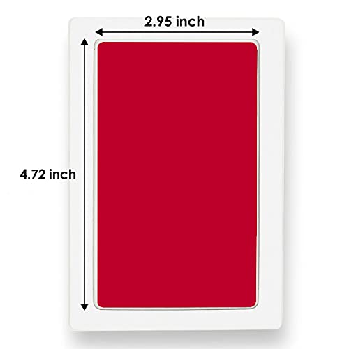 Presentes minúsculos cobertor azul + vermelho pequeno toque limpo Toque + vermelho Bread toque limpo Touch tinta Pad + Red