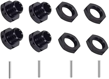 Porcas de roda de 17 mm Mesimsple e cubos hexáticos de roda Definir AR310904 para Arrma 1/8 TYPHON 3S BLX & 550 MEGA AR310906 ARA310904 ARA310906