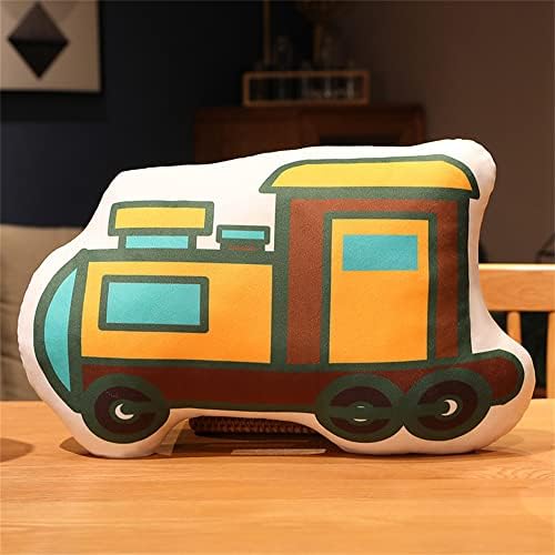 Travesseiro de travesseiro de pelúcia de trem 3D Zctghvy