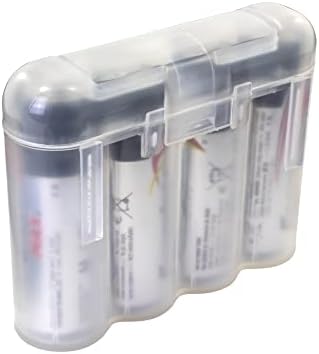 EBC Bateria AA AAA Claro de caixa de bateria de plástico transparente Caixa de caixa dos EUA Navio