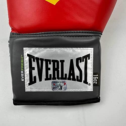 Mike Tyson Autografado/Assinado Tyson Red Everlast Boxing Glove Athlete Holograma CoA