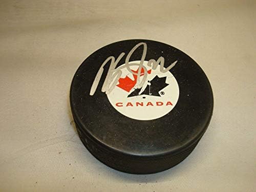 Dan Boyle contratou o Puck do Team Canada Autografou 1A - Pucks autografados da NHL