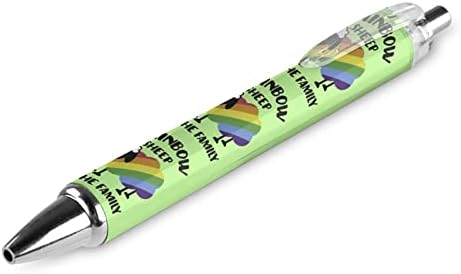 Ovelhas arco -íris da família LGBT orgulho personalizado caneta de esfero