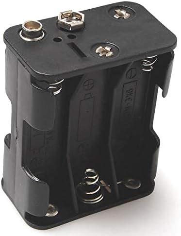 Corpco 6 X AA Solder de bateria com conector Snap padrão 9V Tipo de saída BH363