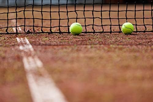 Especialista Rede de tênis de 3,5 mm - malha dupla - rede especial de Clay Court com uma banda de primeira linha!