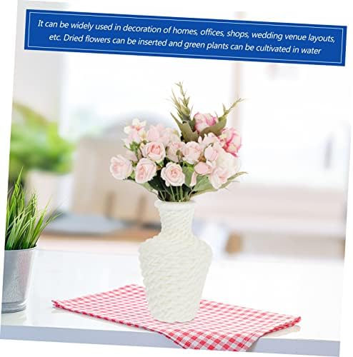 Yarnow Office Decor 2pcs Organização da simulação recipientes simples de casamento para plantas para escritório inserir vasos de