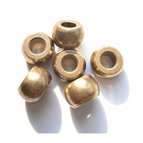 10pcs 5 × 11 × 7/6 × 11 × 7mm rolamento poroso esférico poroso Metalúrgica Bucha da bucha da bucha da bucha de cobre-4xs7.55x5mm