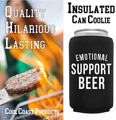 Produtos Cool Coast | Suporte emocional Beer | Funny CAN SLUVE ROVA CRIONIE | Cerveja Craft Brewery Gag Party Beer | Piada bebida lata
