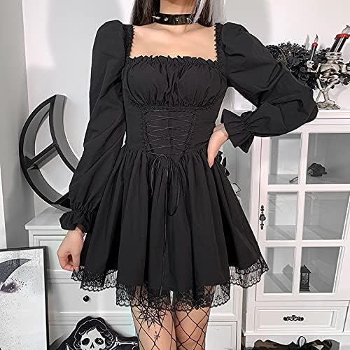 Cintura alta sexy verão traseiro mini vestido xadrez gótico gótico grunge punk emo preto emo sexy party zipper vestido