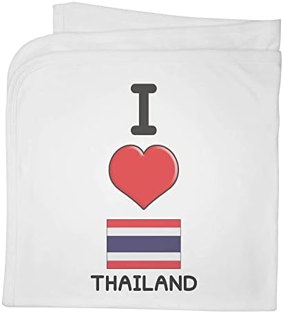 Azeeda 'eu amo a Tailândia' Cotton Baby Clanta / xale