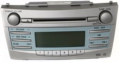 1 Factory Radio AM FM Radio CD player Compatível com 2007-09 Toyota Camry 86120-06180 Face 11815