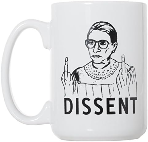 RBG caneca dissidente - Ruth Bader Ginsburg caneca 15 oz deluxe