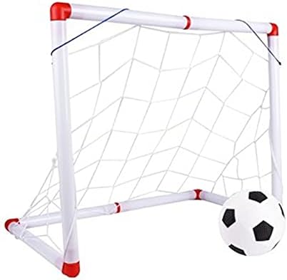 Teerwere portátil gol de futebol infantil gol de futebol caseiro dobrável jardim de infância portátil interno e externo de pequeno quadro de futebol gol