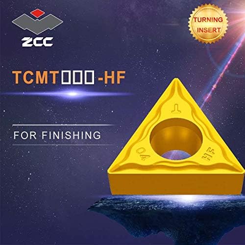 FINCOS CNC insere 10pcs/lote TCMT110202-HF TCMT110204-HF Ferramentas de corte de torno de cimento