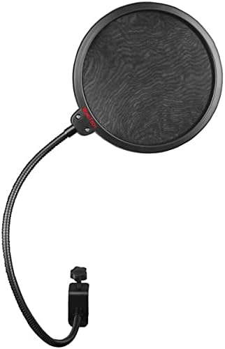 Kit de tela pop de estúdio Windtech SPS-K2, inclui tela pop, ganso de 15 , pinça de suporte de microfone