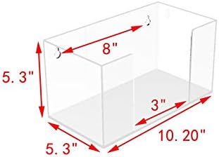 FixtUledIsplays® Clear Plexiglass Acrílico Dispensador Distribuidor de papel Towel Montante de parede ou colocação