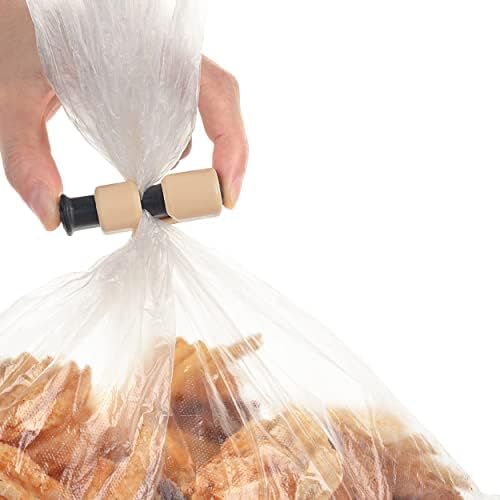 Sr. clipes de bolsa de caneta, 8 pacote, aperto e bloqueio de clipes de saco de pão para armazenamento de alimentos, clipes de alimentos para sacos, clipes de pão, clipe de saco de plástico, clipes de fechamento de sacos, clipes de pão de plástico, clipe de saco de pão