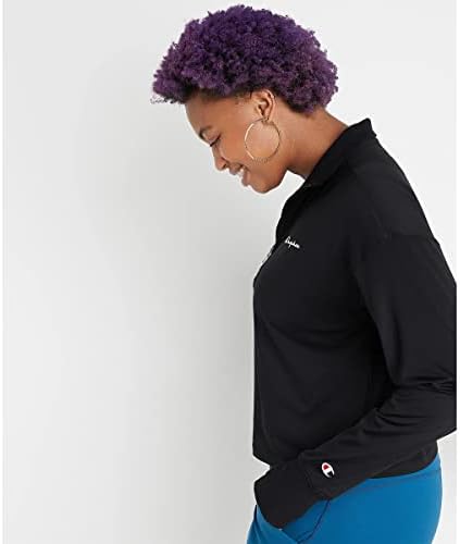 Campeon Soft Soft Touch Quarter Sweatshirt, Pullover de zíper feminino, moletom feminino