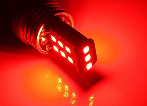 IJDMTOY STROBE/RECURTO PLANEIRO RECURTO RED LED LED LED Bulbo Compatível com 2012-21 Luz de freio do sedan cívico Honda Civic 2012-21.