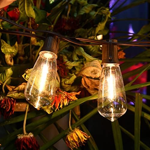 Bulbos de lâmpadas Edison LED de 10 pacote, lâmpadas de substituição ST40 de 0,6 watt/e17, lâmpadas de substituição