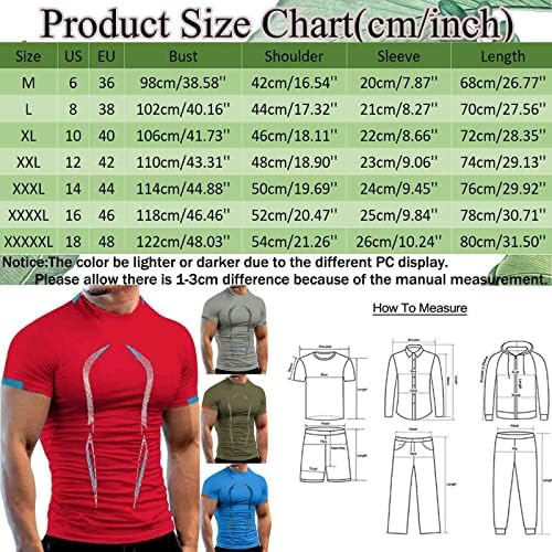 BMISEGM Summer masculino camisetas casuais homens de verão de alta elasticidade esportes respiráveis ​​Padrão de manga