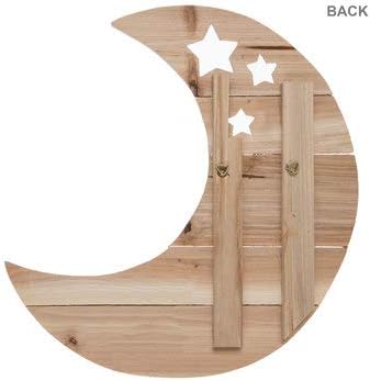 Te amo lua de decoração de parede de madeira caseira de enfermagem sala de bebê