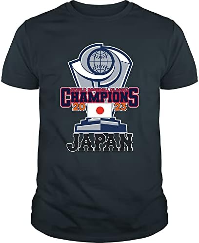 Japan Baseball World Champions Baseball Classic 2023 T-shirt time de beisebol do Japão 2023 camiseta do World Classic Samurai Champion
