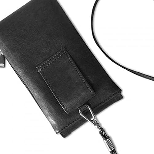 Símbolo do teclado 9 0 Art Deco Gift Fashion Phone Carteira Bolsa para celular Bolsa preta bolso preto